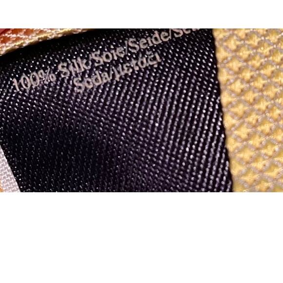 NWT Brooks Brothers Yellow Silk Textured Tie, 58" Long - Picture 5 of 7